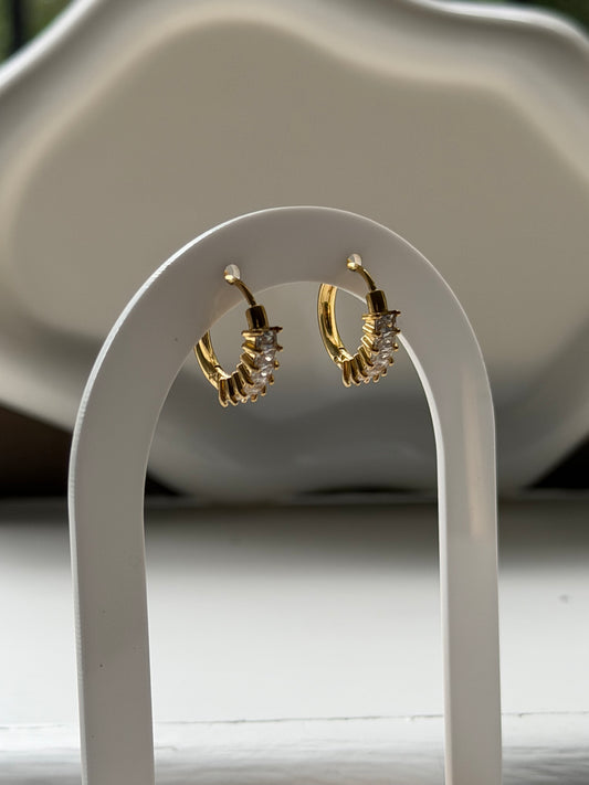 Luxe Zircon hoops