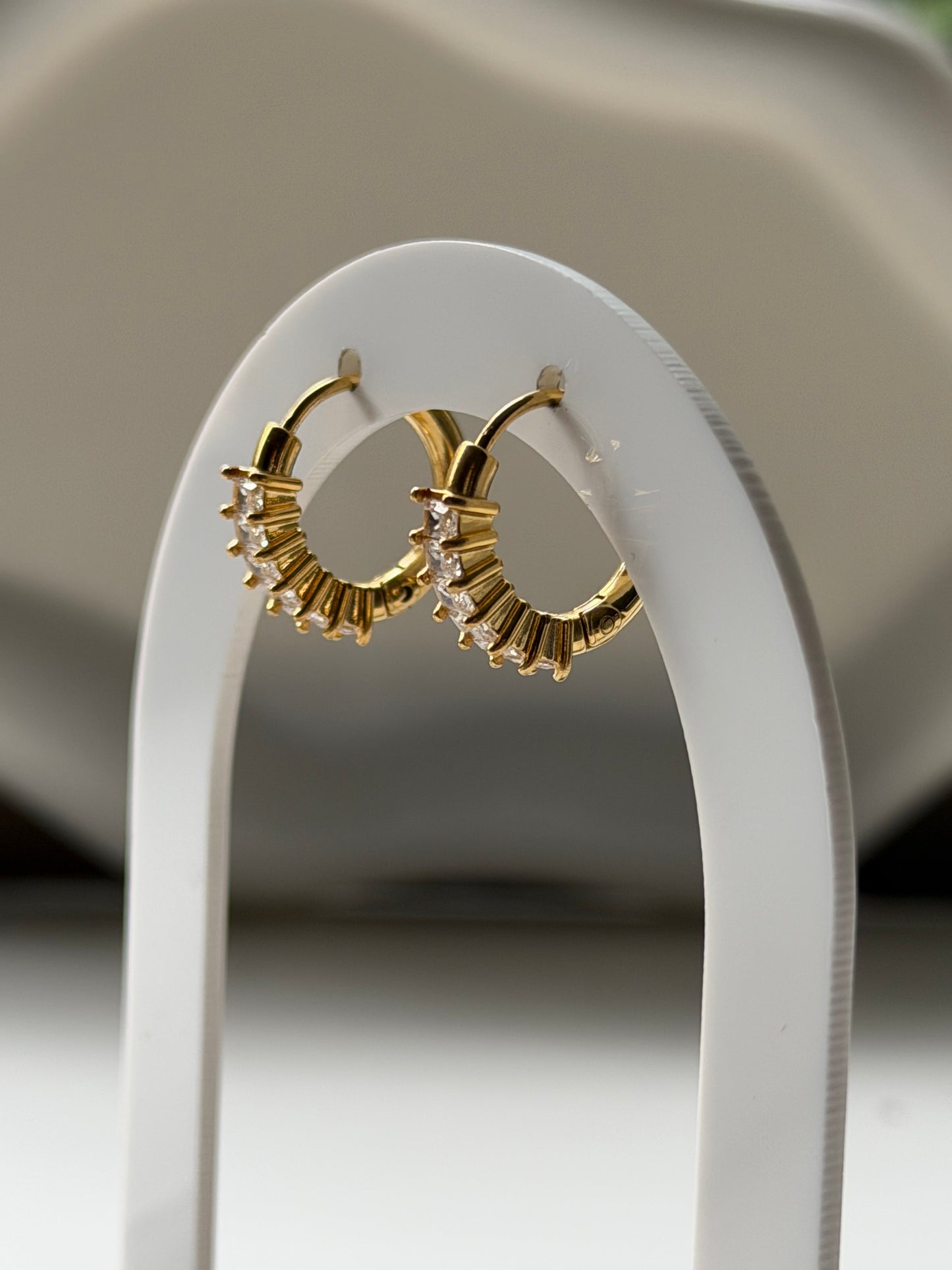 Luxe Zircon hoops