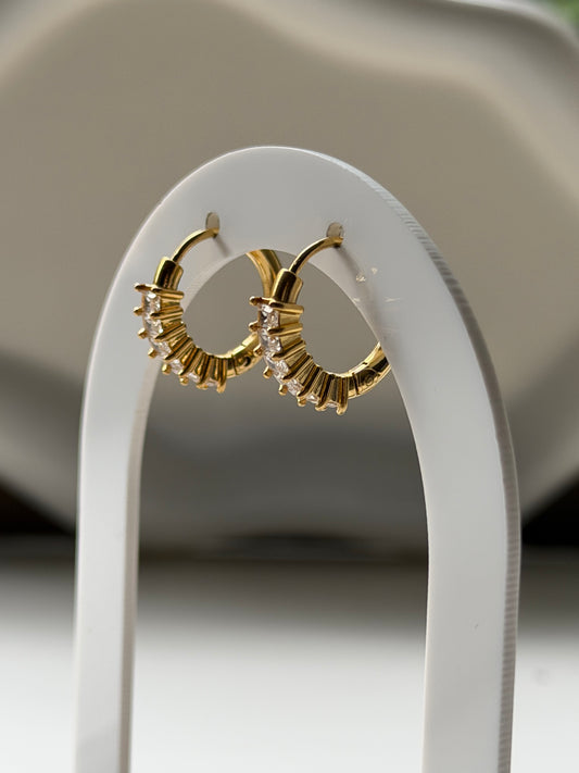 Luxe Zircon hoops