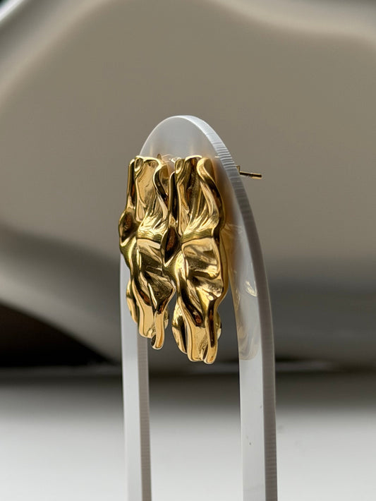 Molten Gold Earrings