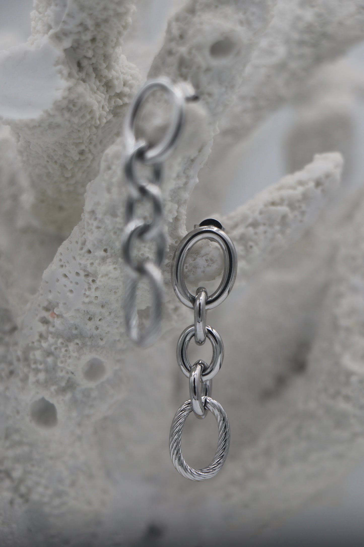 Gold Chain Drop Earrings