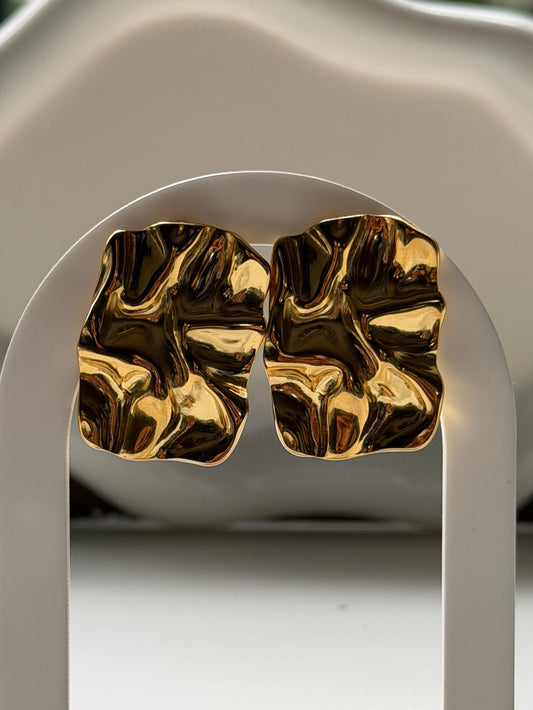 Molten Gold Earrings