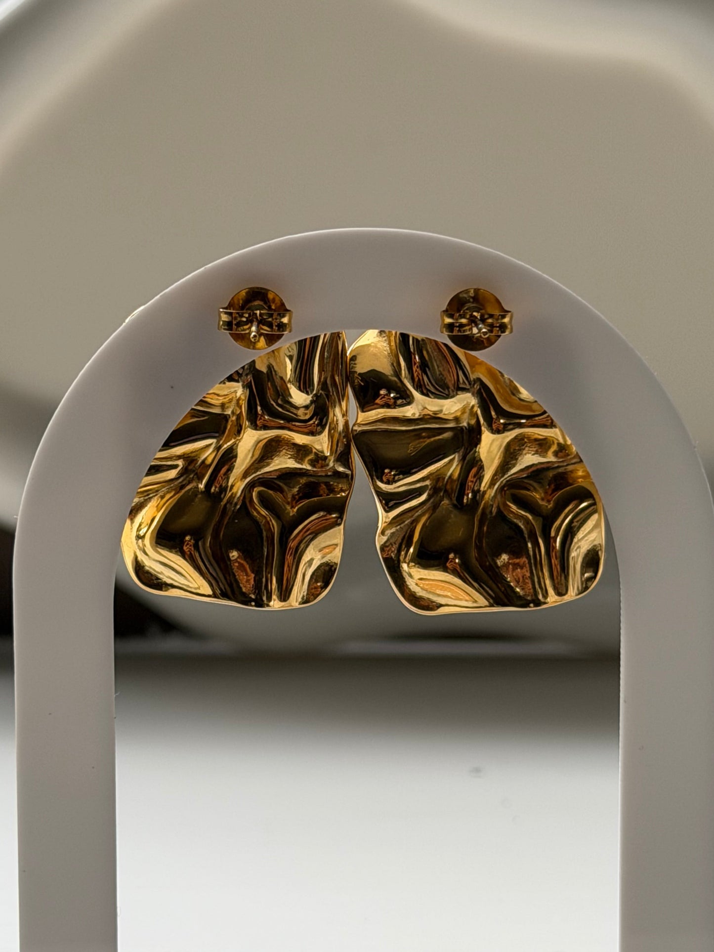Molten Gold Earrings